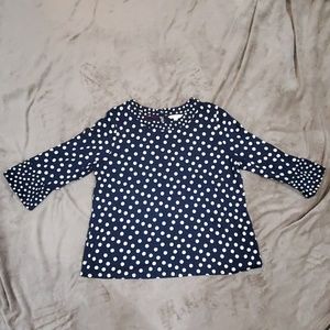 Boden polka dot top